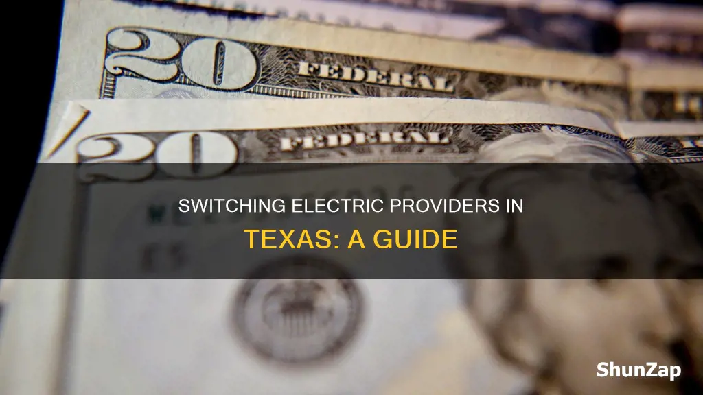 how to change electric providers in texas