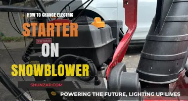 Guide to Replacing Electric Starters on Snowblowers