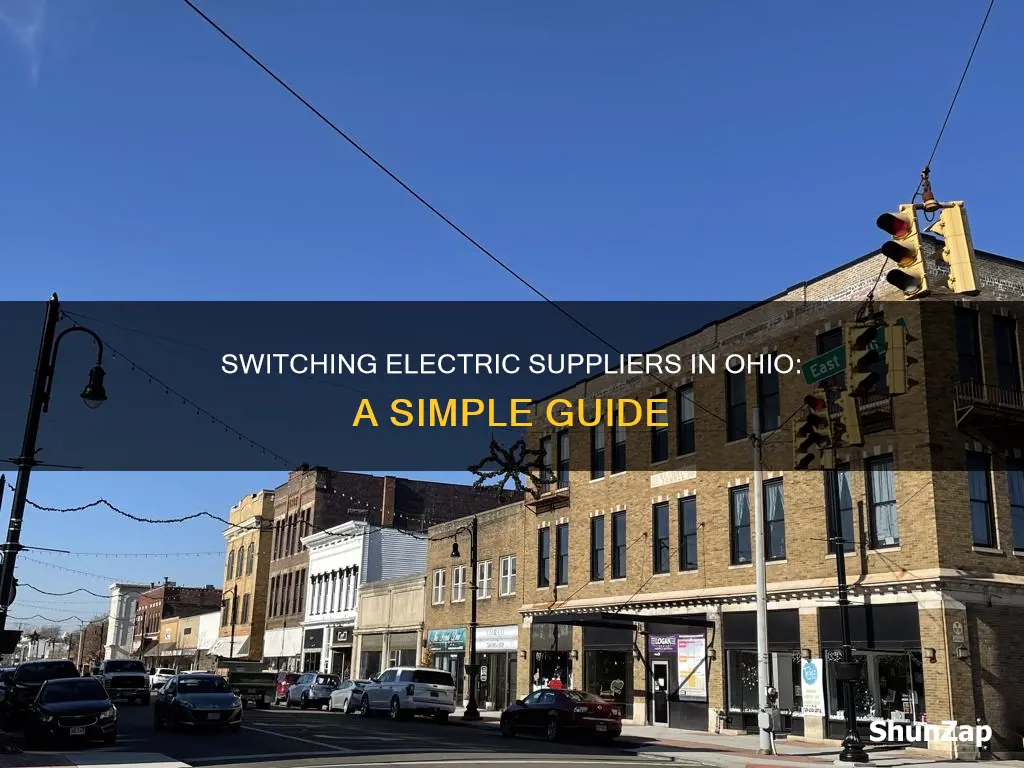 how to change electric supplier in ohio