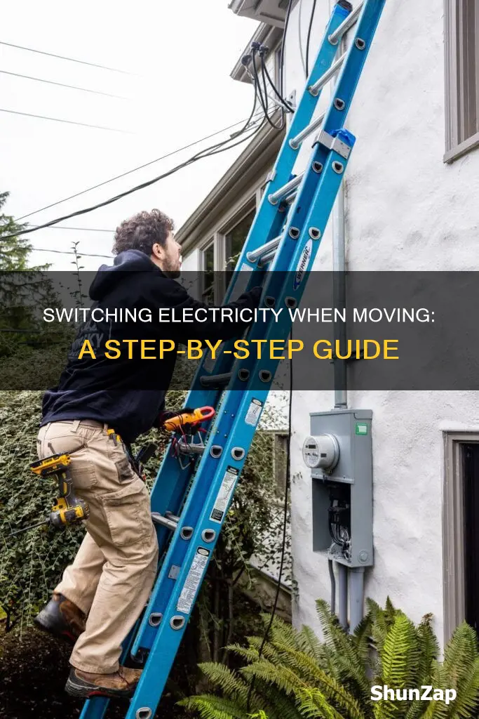 how to change electricity when moving house