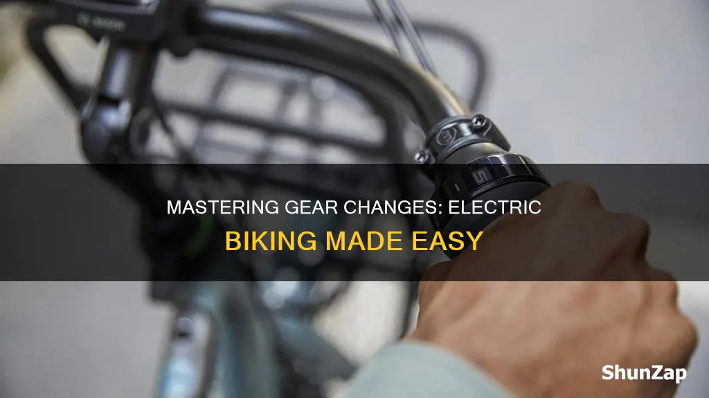 how to change gear on an electric bike