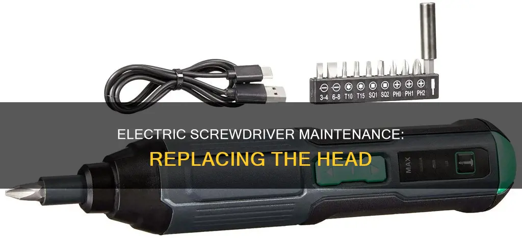 how to change head on electric screwdriver