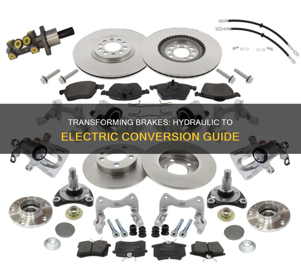 how to change hydraulic brakes to electric