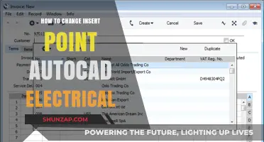 Adjusting Insert Points in AutoCAD Electrical: A Quick Guide