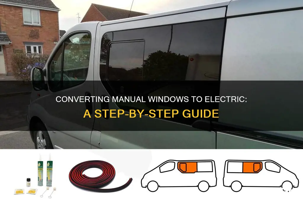 how to change manual windows to electric
