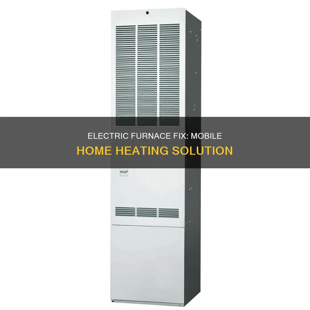 how to change mobile home furnace electric