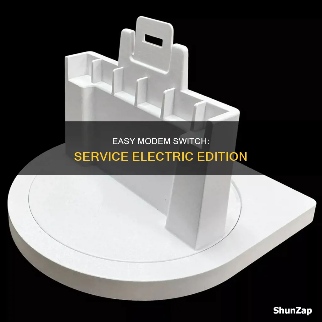 how to change my service electric modem