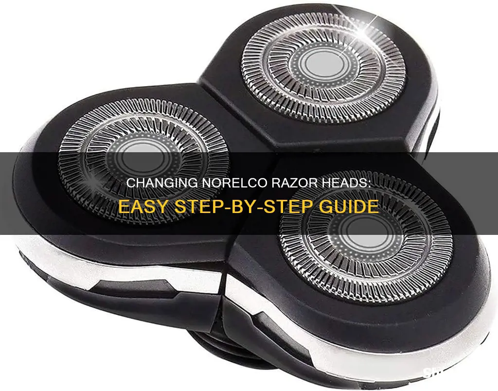 how to change norelco electric razor heads