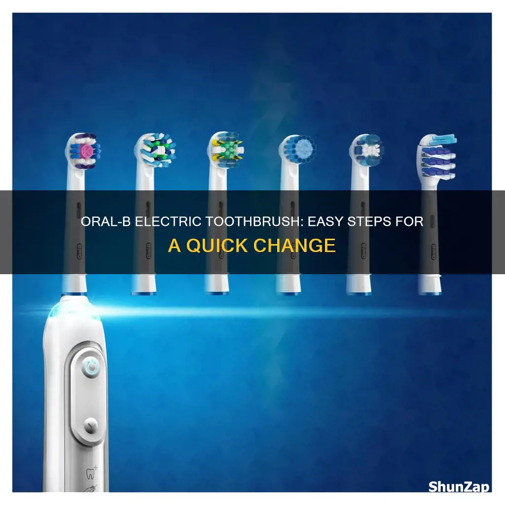 how to change oral b electric toothbrush
