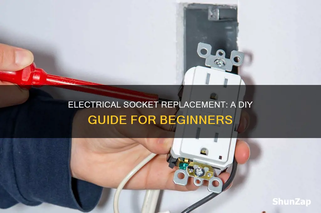 how to change out an electrical socket
