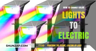 Transform Solar Lights to Electric: A Simple Guide