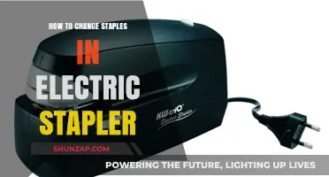 Easy Guide: Replenishing Staples in Your Electric Stapler