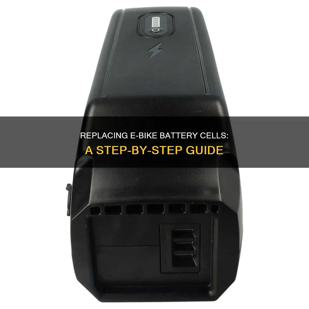 how to change the battery cells inside electric bike