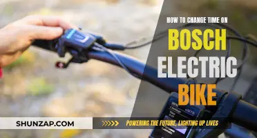 Adjusting Time on Bosch Electric Bikes: A Step-by-Step Guide