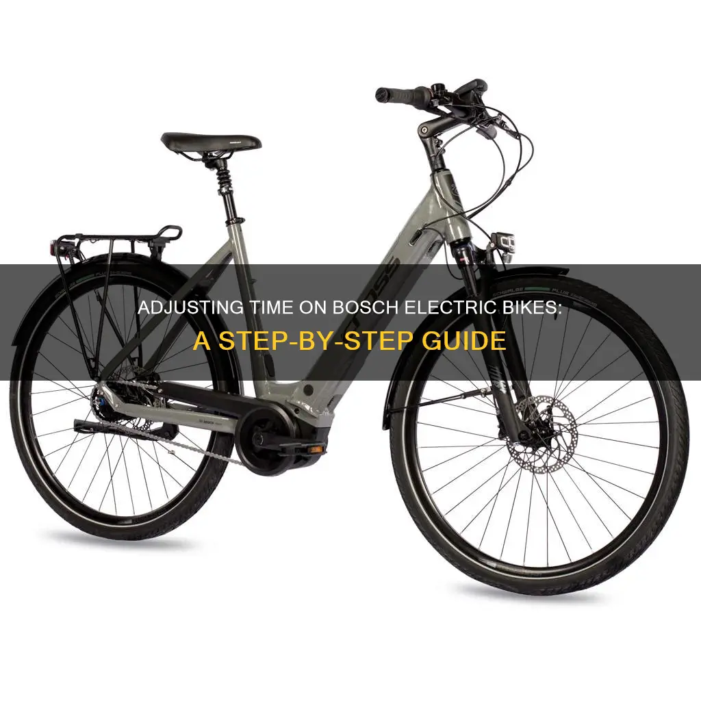 how to change time on bosch electric bike