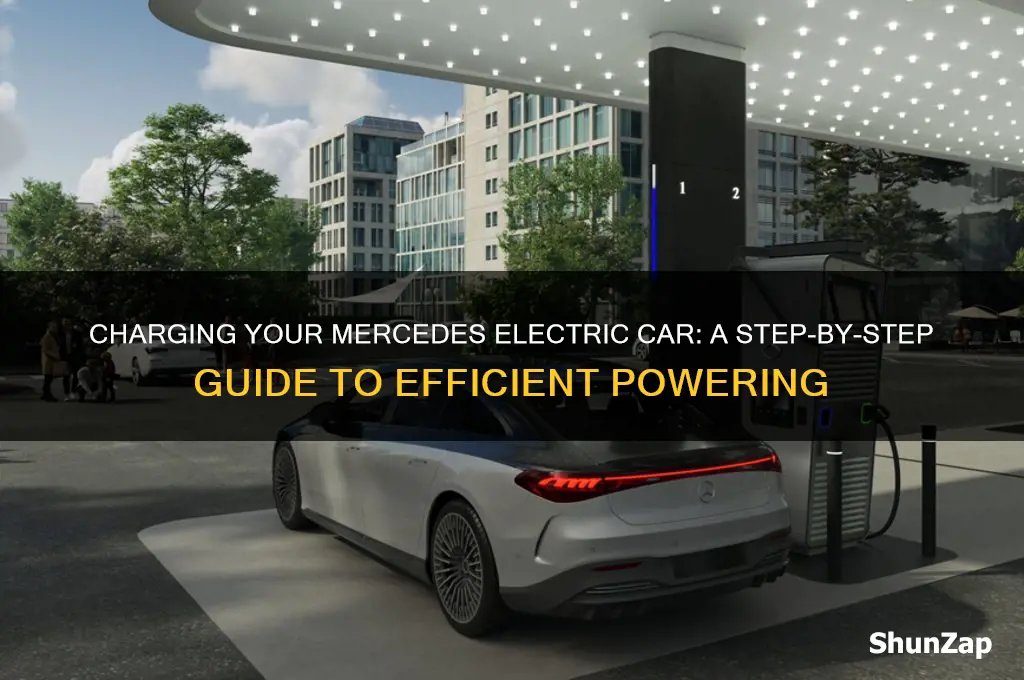 how to charge a mercedes electric car
