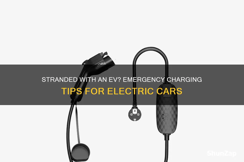 how to charge an all electric car when stranded