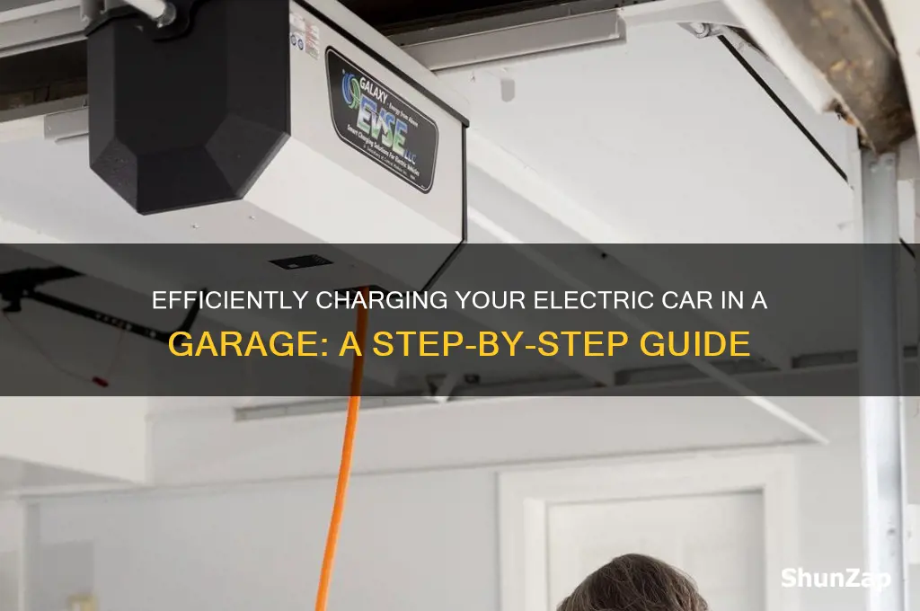 how to charge an electric car in a garage