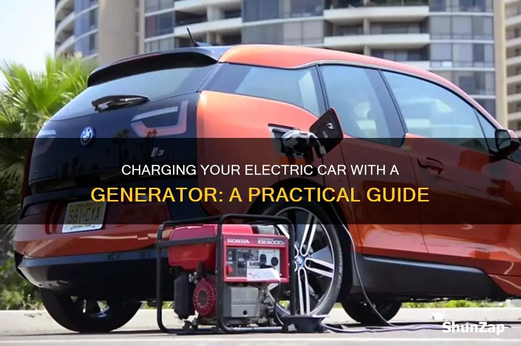 how to charge an electric car with a generator