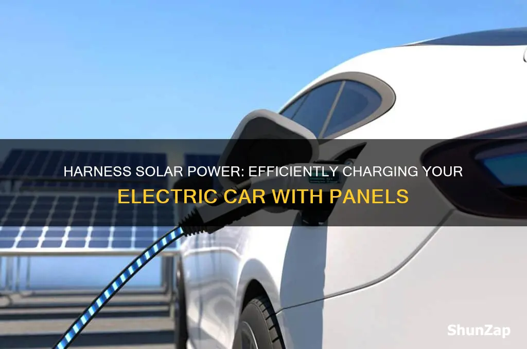 how to charge an electric car with solar panels