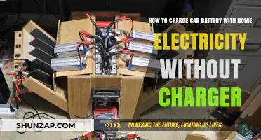 DIY Car Battery Charging: Using Home Electricity Without a Charger