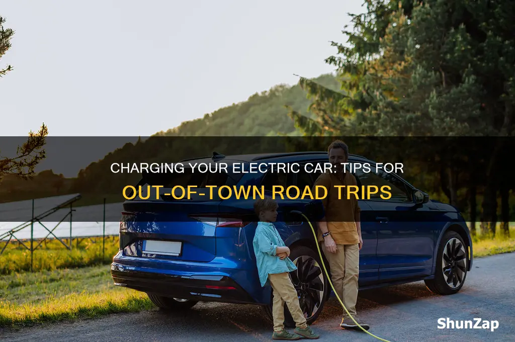how to charge electreic cars driving out of town