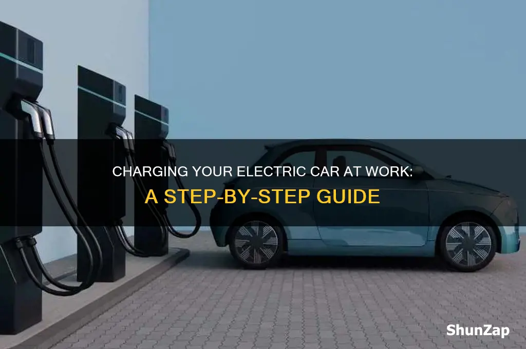 how to charge electric car at work