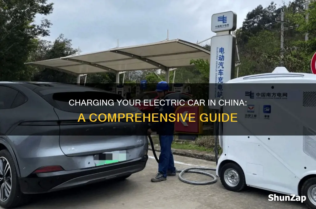 how to charge electric car in china