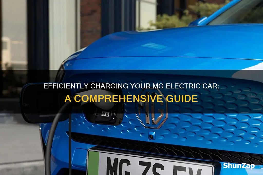 how to charge mg electric car