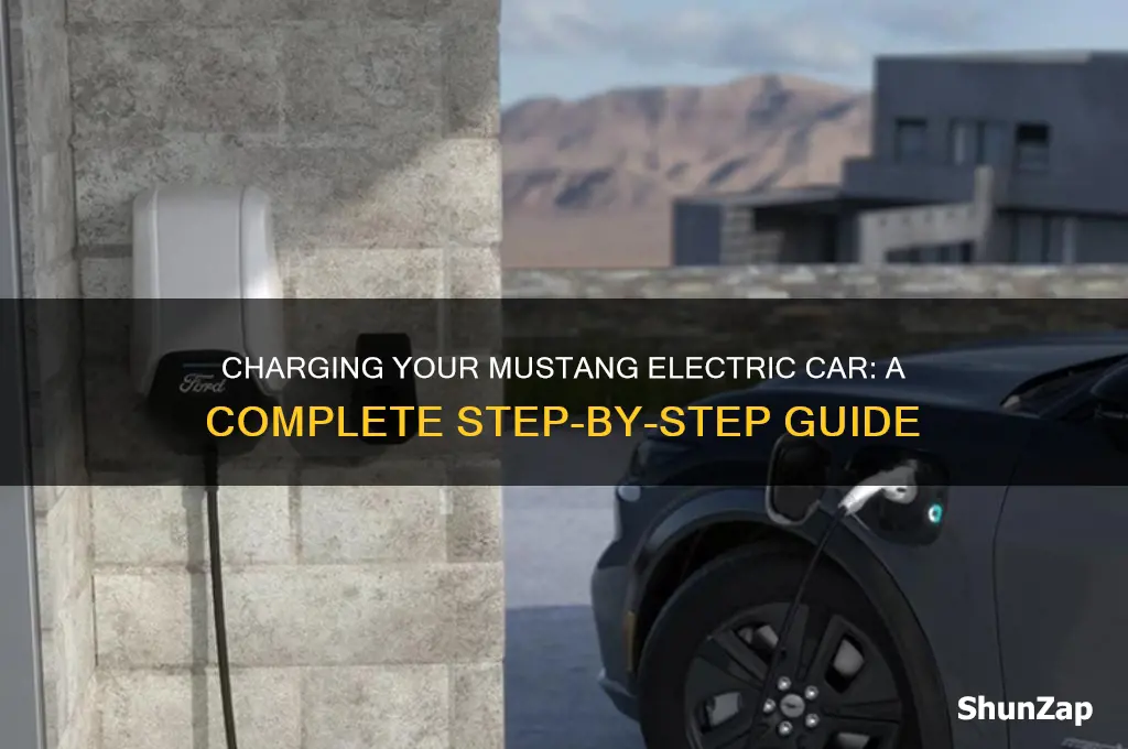 how to charge mustang electric car