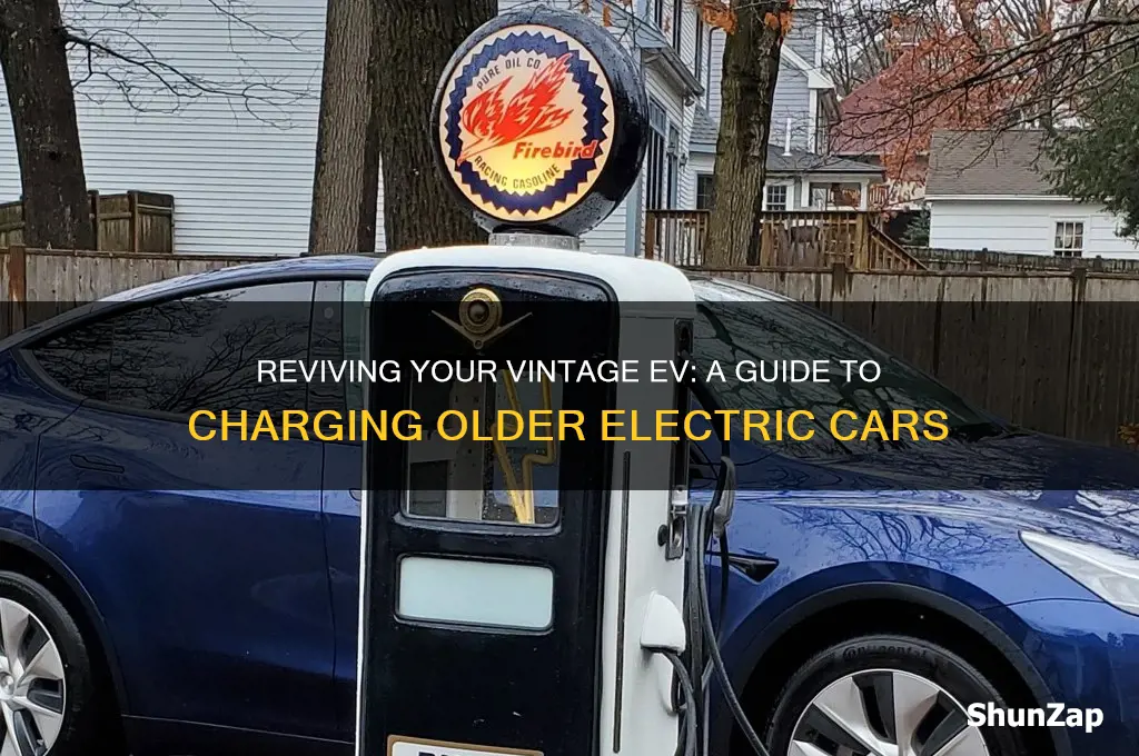 how to charge old electric car