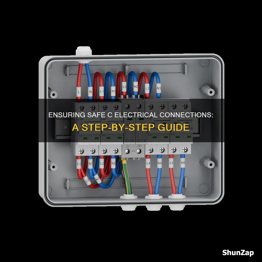 how to check a c electrical connection