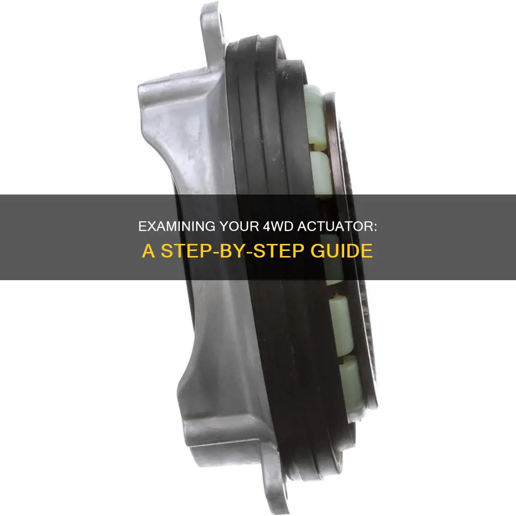 how to check an electric 4wd actuator
