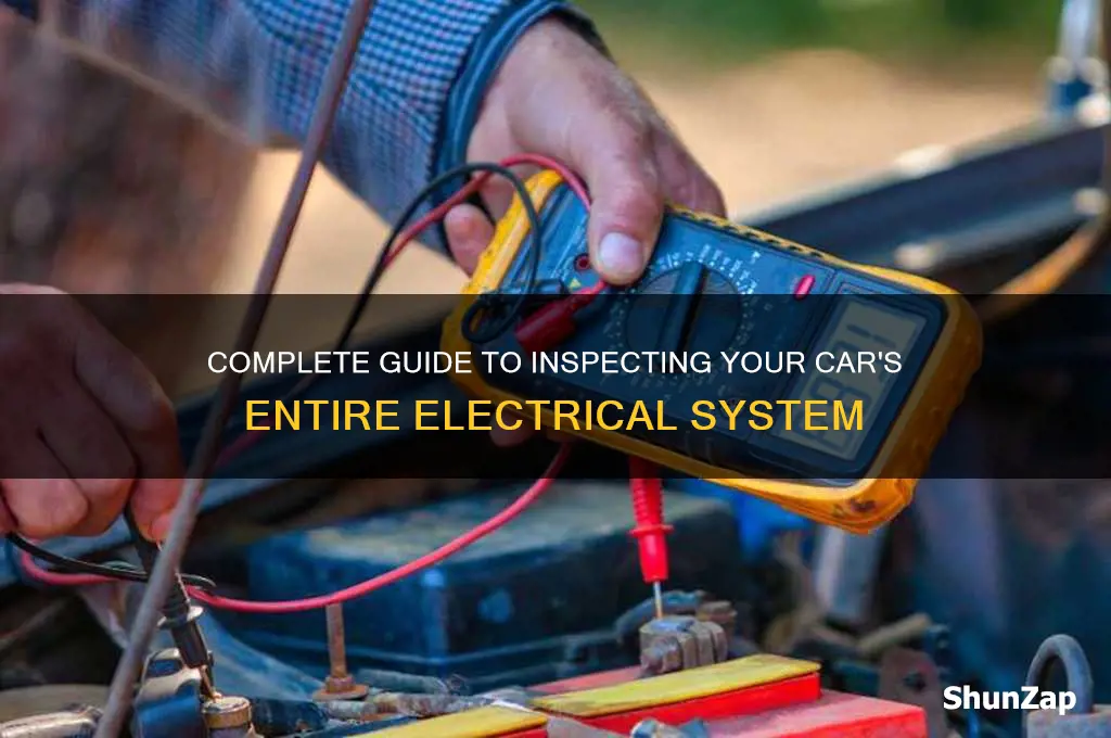 how to check an entire electrical system car