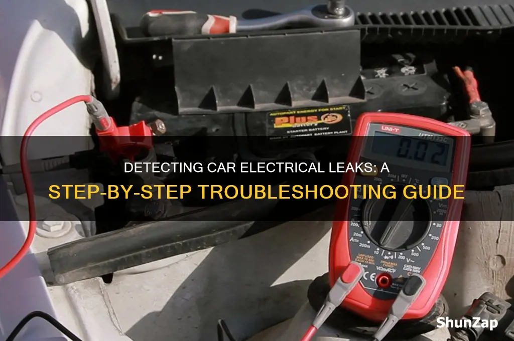 how to check car electrical leakage