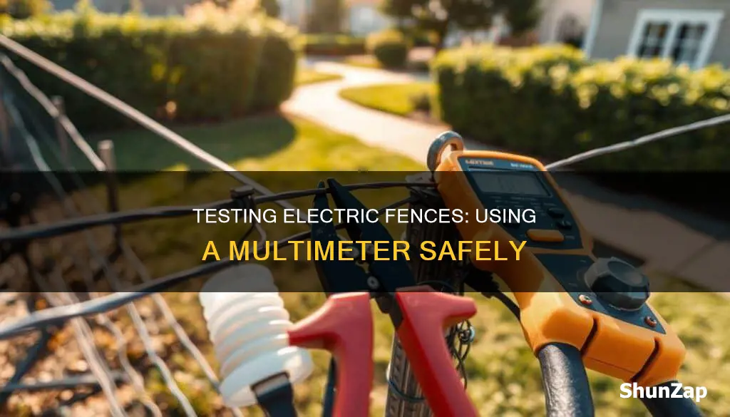 how to check electric fenced with multimeter