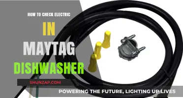 Checking Your Maytag Dishwasher's Electricity