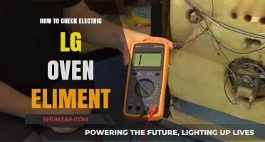 Testing Your LG Oven Element