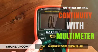 Continuity Testing: Multimeters and Electrical Circuits