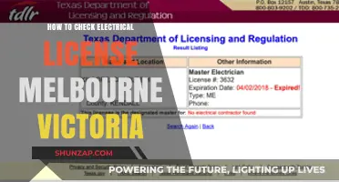 Electrician License Check: Melbourne, Victoria's Process