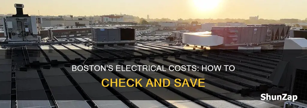 how to check electrical utility costs boston