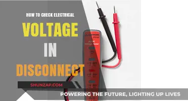 Ensuring Safety: Checking Electrical Voltage in Disconnects