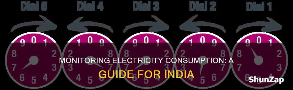 how to check electricity consumption in india