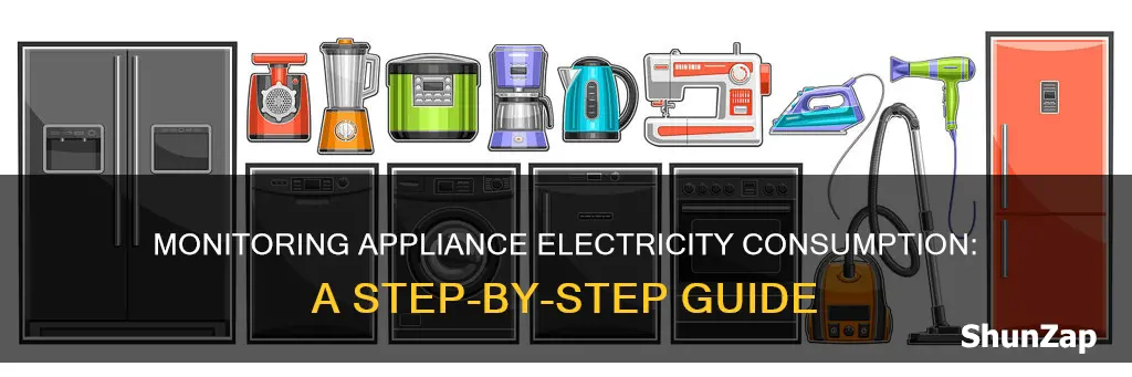 how to check electricity consumption of appliances