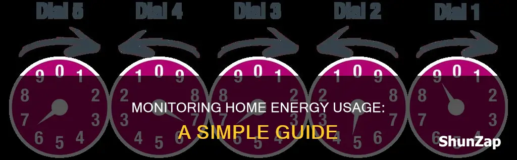 how to check electricity usage of home