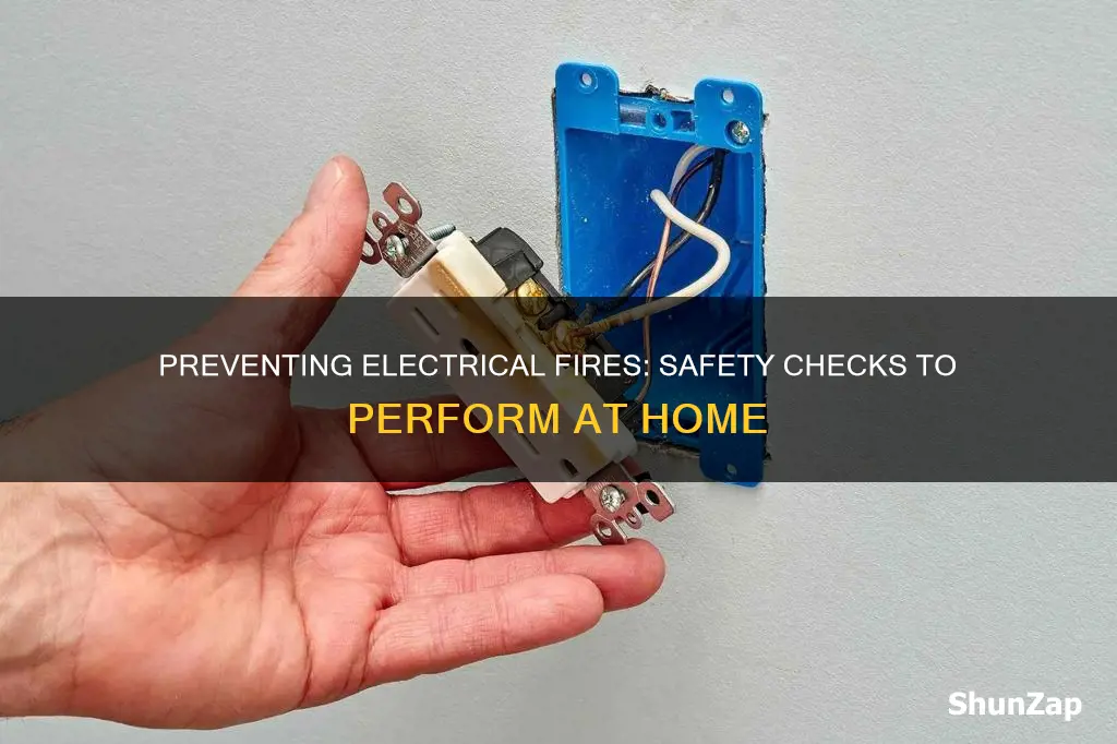 how to check for an electrical fire
