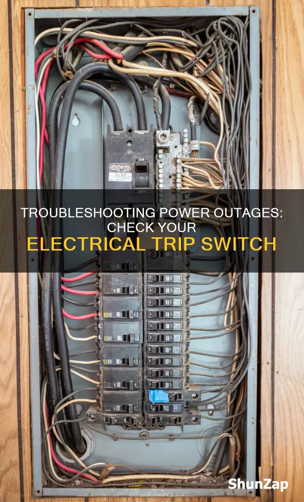 how to check if electricity has tripped