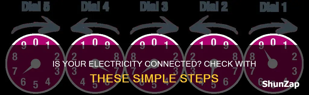 how to check if electricity is connected