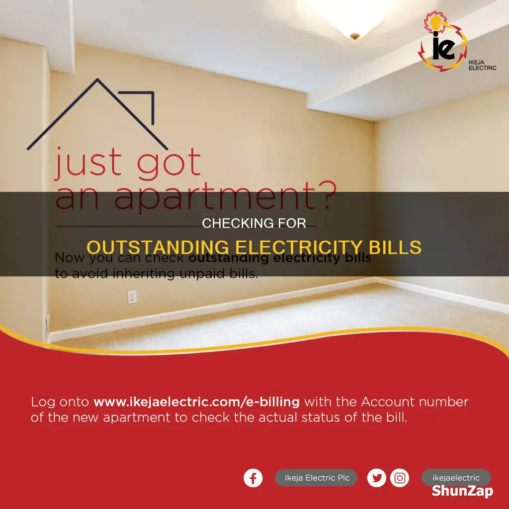 how to check if you owe the electric company money