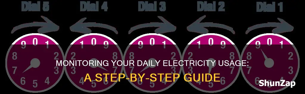 how to check my daily electricity usage